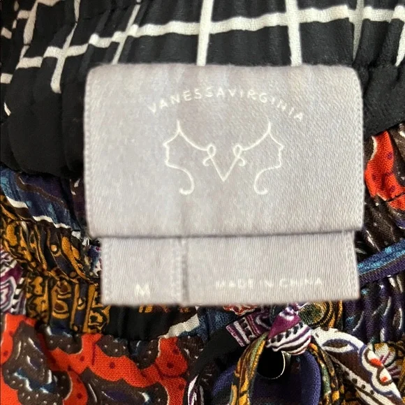 Anthropologie Vanessa & Virginia Petalled Paisley Button Front belted Maxi Skirt - Picture 5 of 12